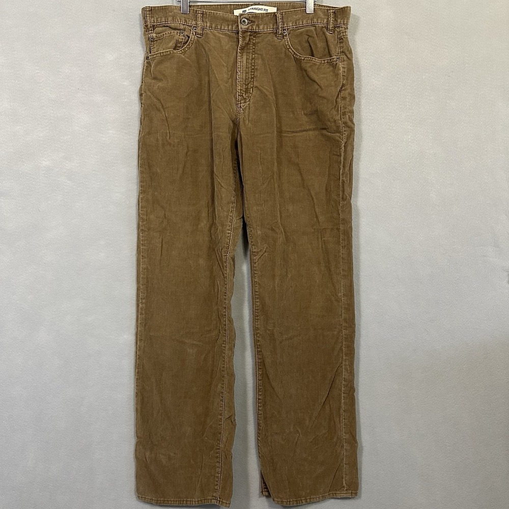 Vtg Gap Corduroy Pants Brown Preppy Retro Classic Mens Size 36x34 (fits 36x33.5)